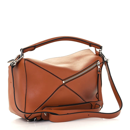 Loewe Calfskin Medium Puzzle Bag Tan 3 of 11