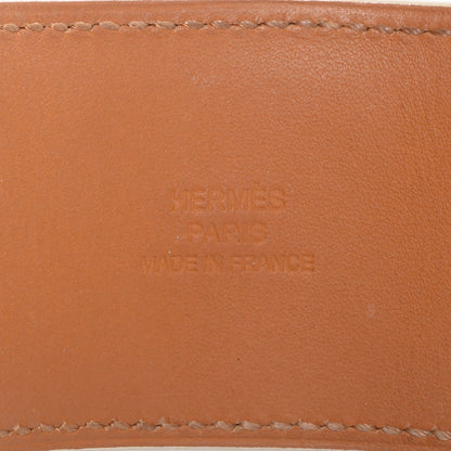 Hermes Epsom Collier de Chien CDC Bracelet White 5 of 7