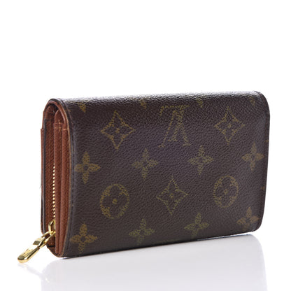 Louis Vuitton Monogram Porte-Monnaie Billets Tresor Wallet 3 of 12