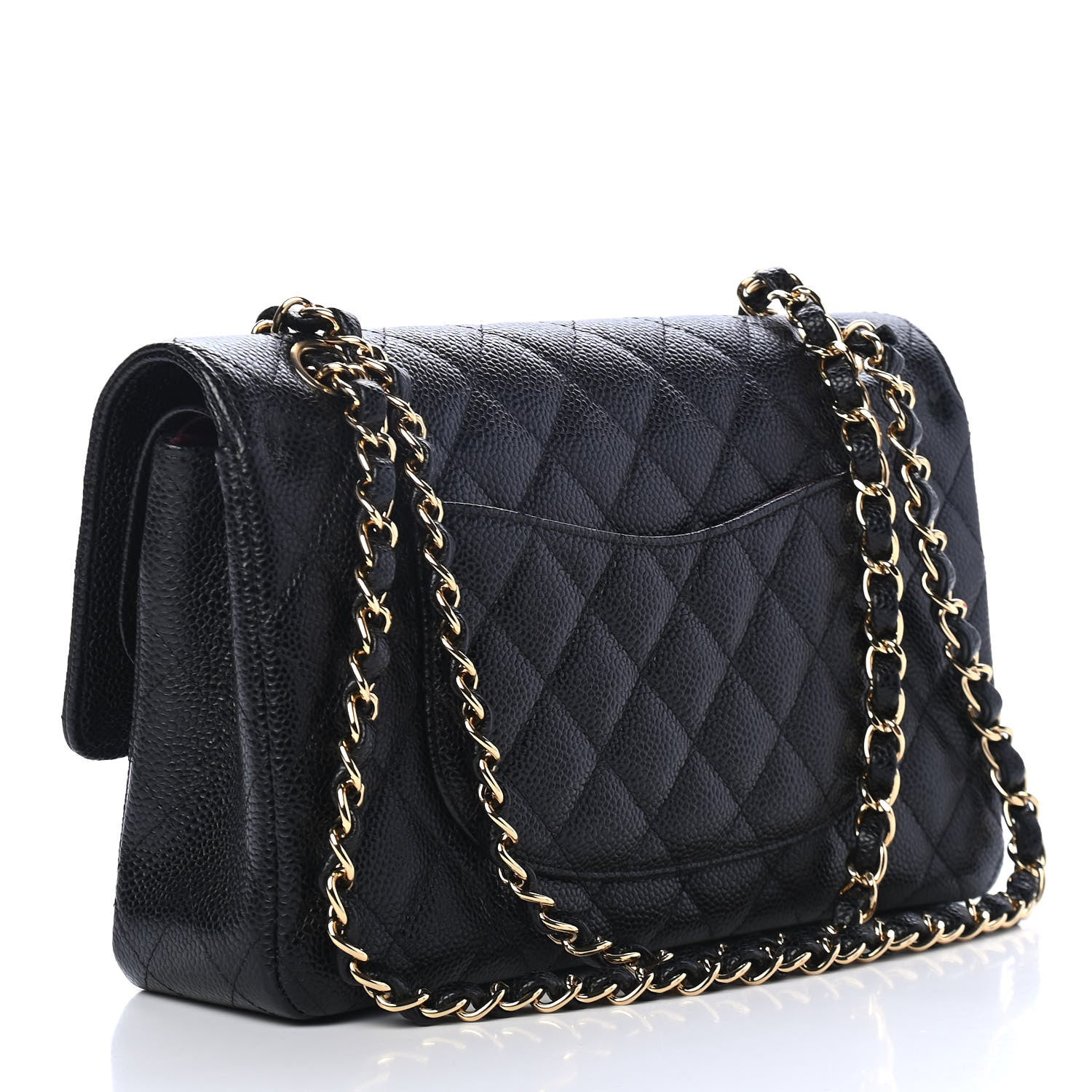 Chanel Caviar Quilted Medium Double Flap Black 2 of 4