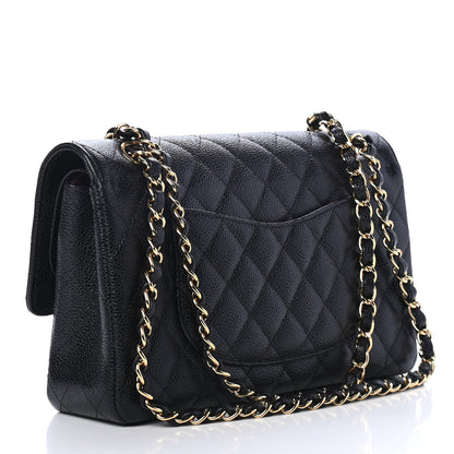 Chanel Caviar Quilted Medium Double Flap Black 2 of 4