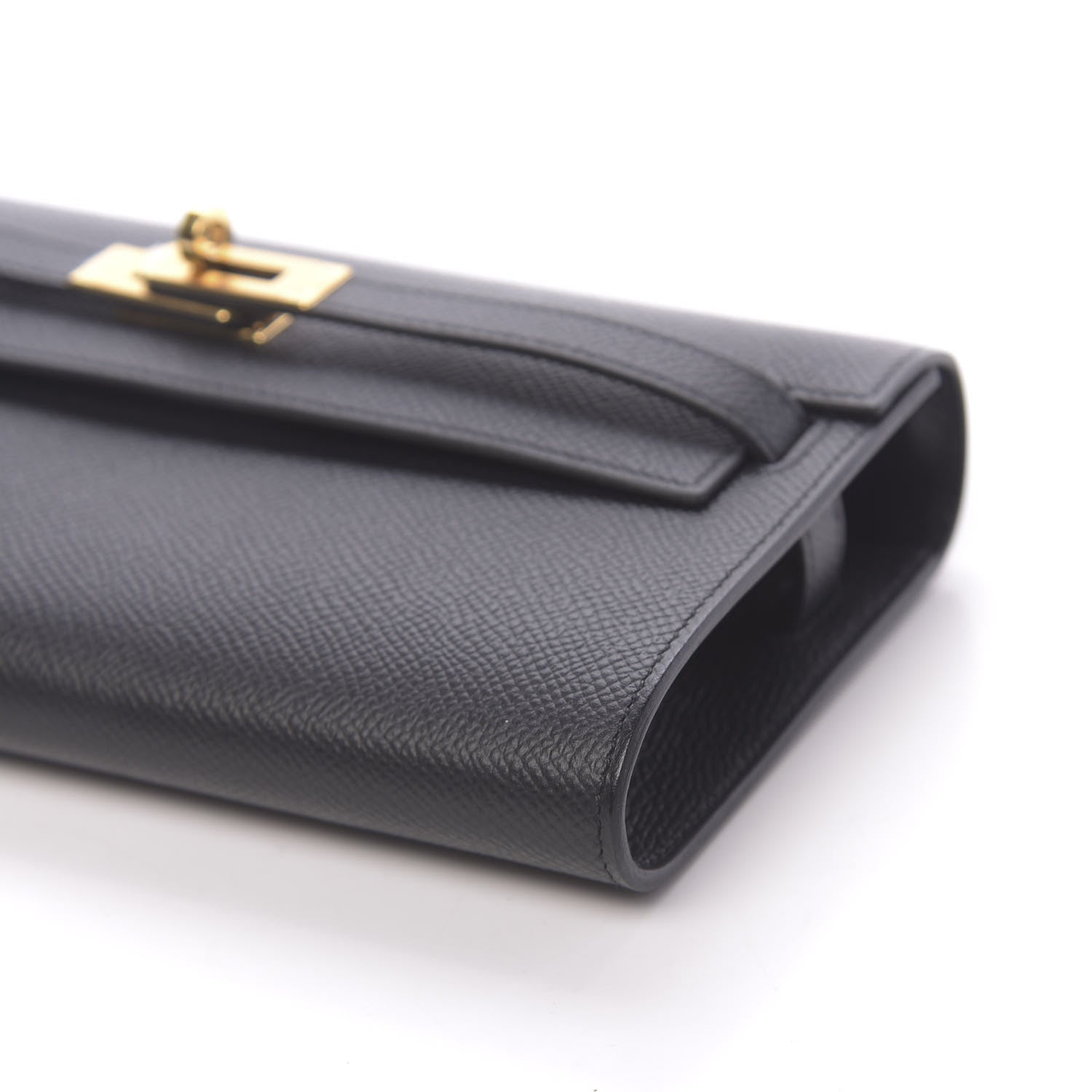 Hermes Epsom Kelly Wallet To Go Black 8 of 9