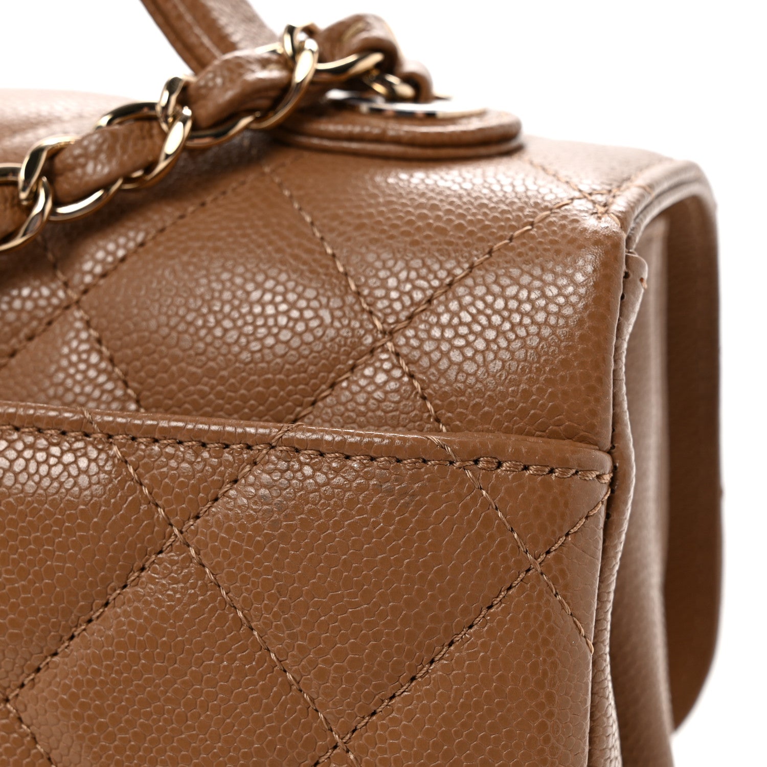 Chanel Caviar Quilted Medium Business Affinity Flap Beige 13 of 13