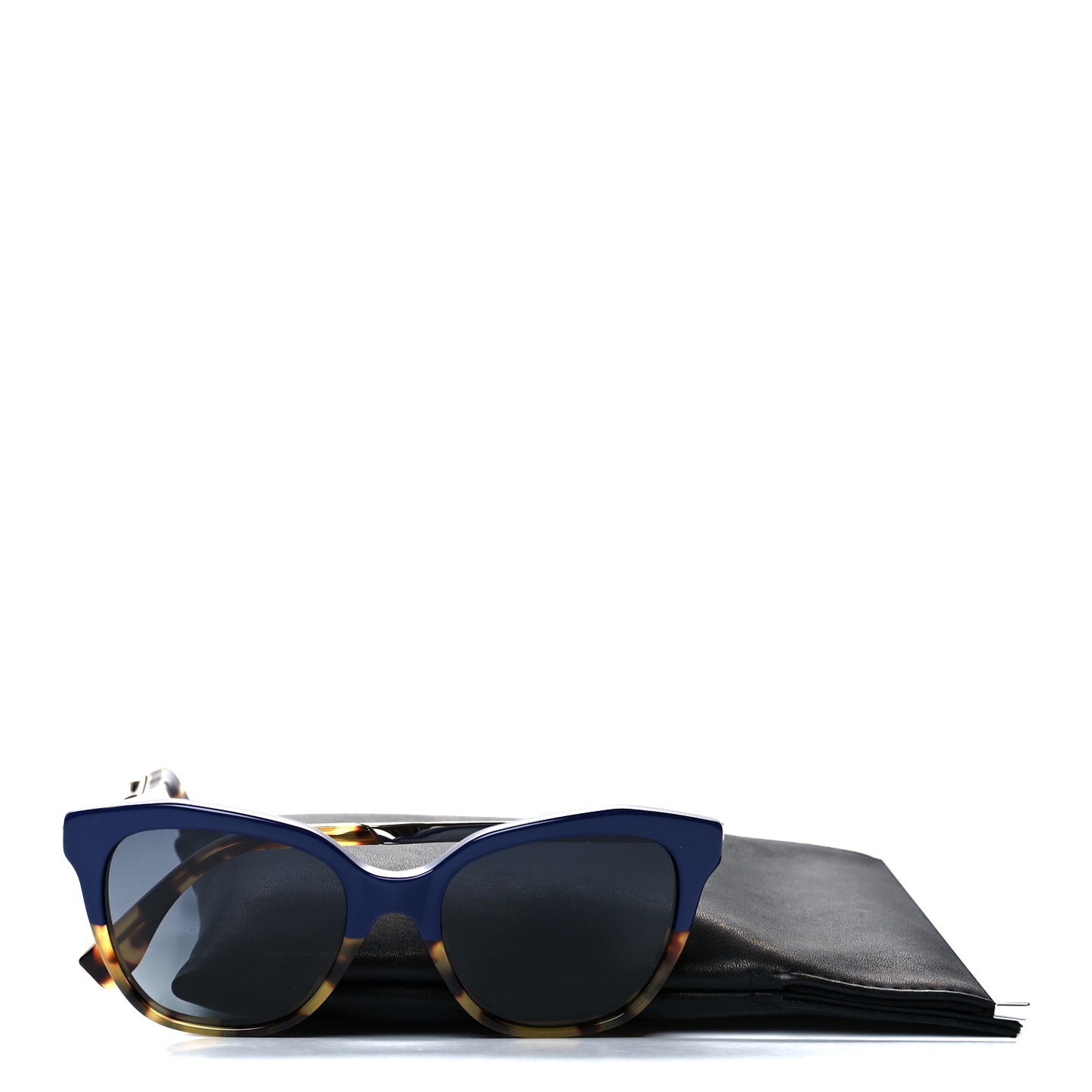 Acetate Cat Eye Sunglasses FF 0089/S Tortoise Blue