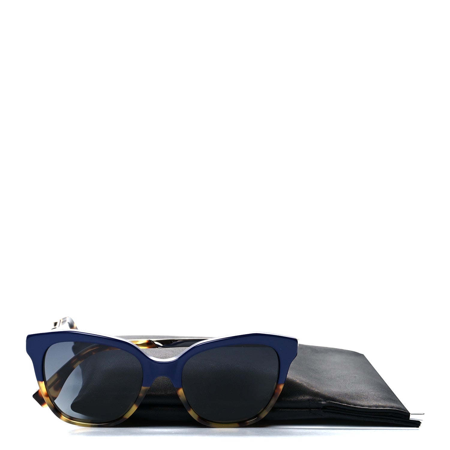 Fendi Acetate Cat Eye Sunglasses FF 0089/S Tortoise Blue 7 of 7