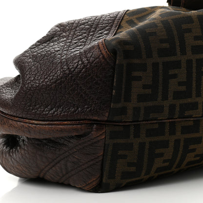 Fendi Zucca Nappa Nuvolata Vitello Tortuga Spy Tobacco Moro 10 of 11