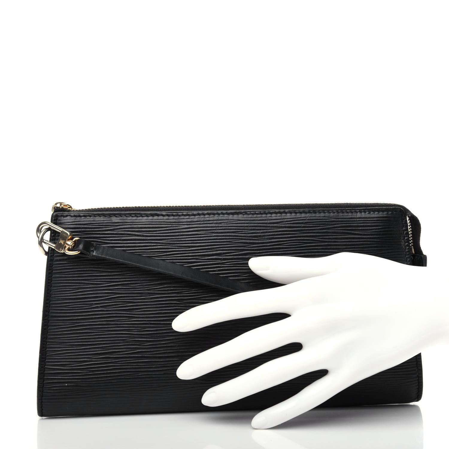 Louis Vuitton Epi Pochette Accessories 24 Black 2 of 11