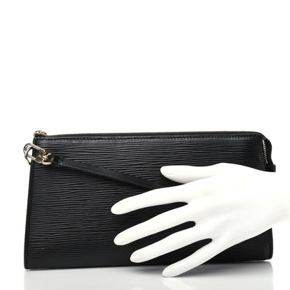 Louis Vuitton Epi Pochette Accessories 24 Black 2 of 11