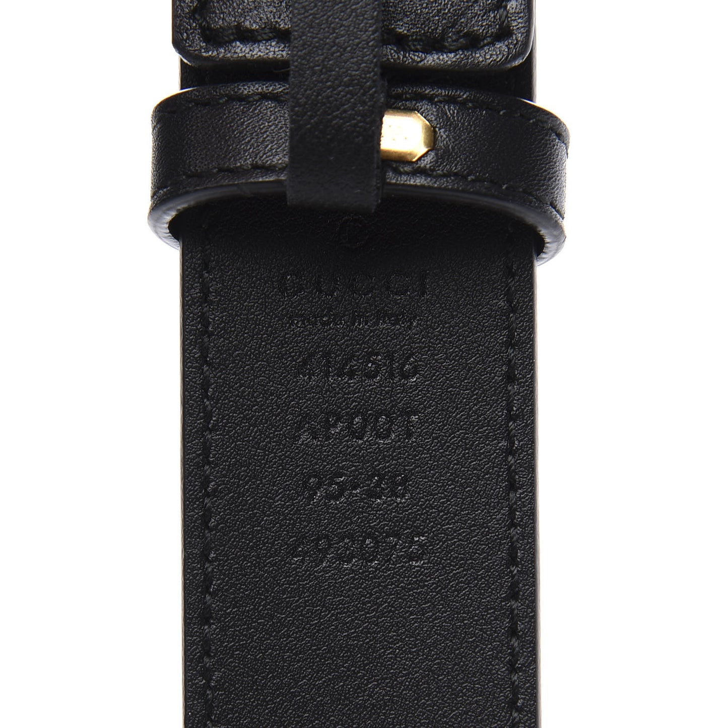 Calfskin Double G 30mm Belt 95 38 Black