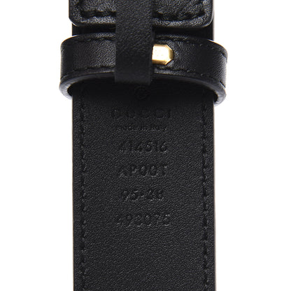 Gucci Calfskin Double G 30mm Belt 95 38 Black 5 of 6
