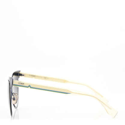 Fendi Cat Eye Lines Sunglasses FF 0133/S Blue 3 of 7
