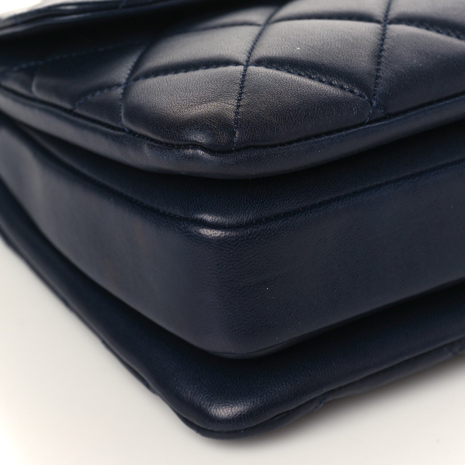 Chanel Lambskin Quilted Small Trendy CC Flap Dual Handle Bag Navy 7 of 8