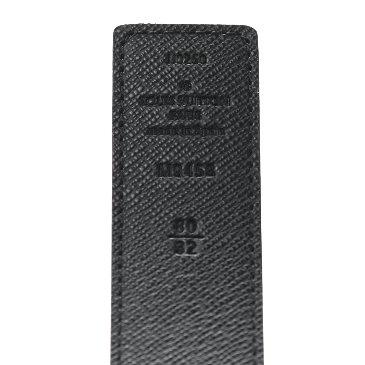 Louis Vuitton Calfskin Monogram 40mm LV Initiales Reversible Belt 80 32 Black 5 of 6
