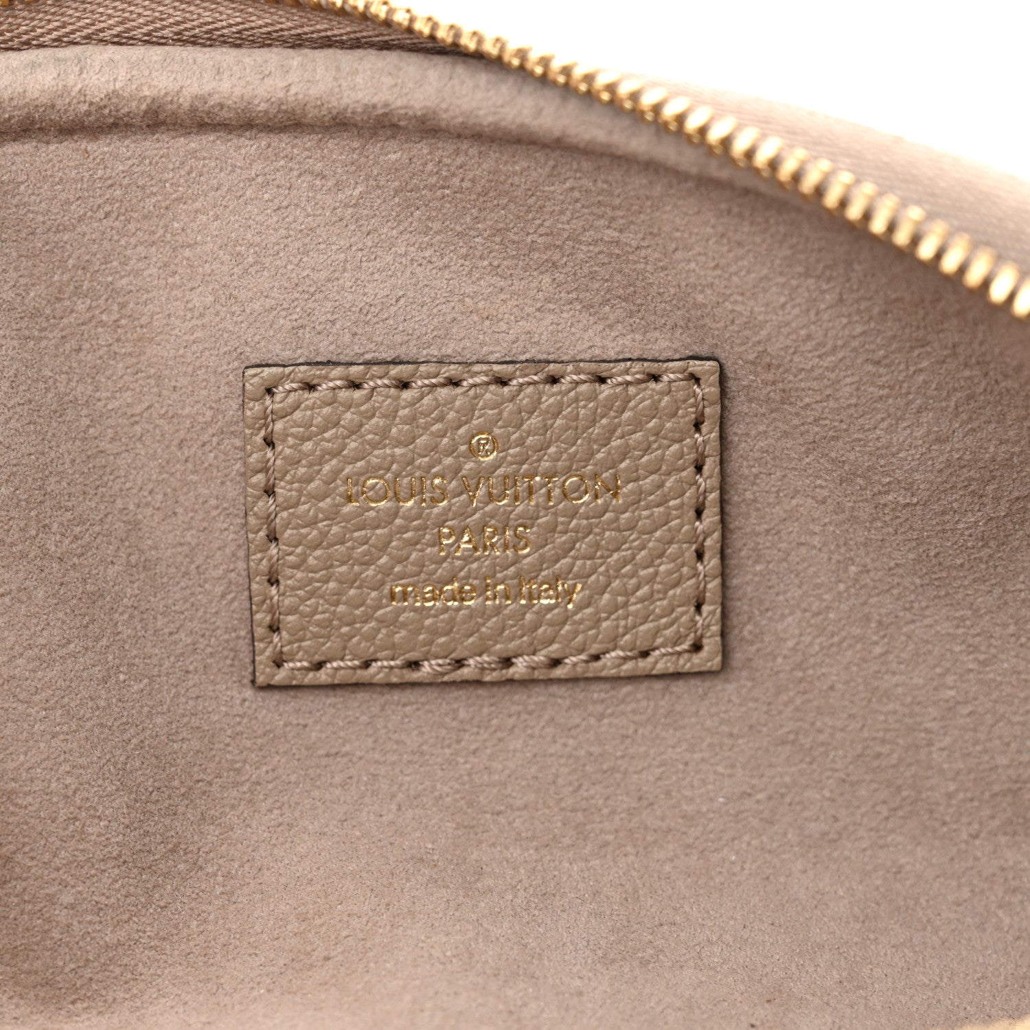 Louis Vuitton Empreinte Monogram Giant Mini Bumbag Tourterelle Cream 6 of 12