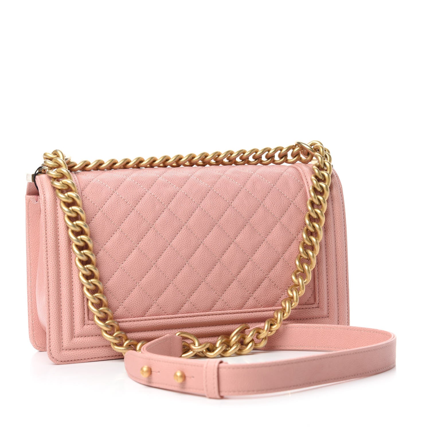 Chanel Caviar Quilted Medium Boy Flap Pink 3 of 10