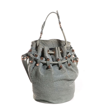 Alexander Wang Pebbled Leather Diego Rose Gold Hardware Oasis 1 of 6