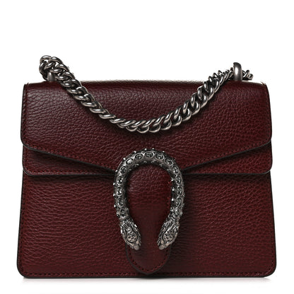 Gucci Dollar Calfskin Crystal Mini Dionysus Shoulder Bag Vintage Bordeaux 1 of 9