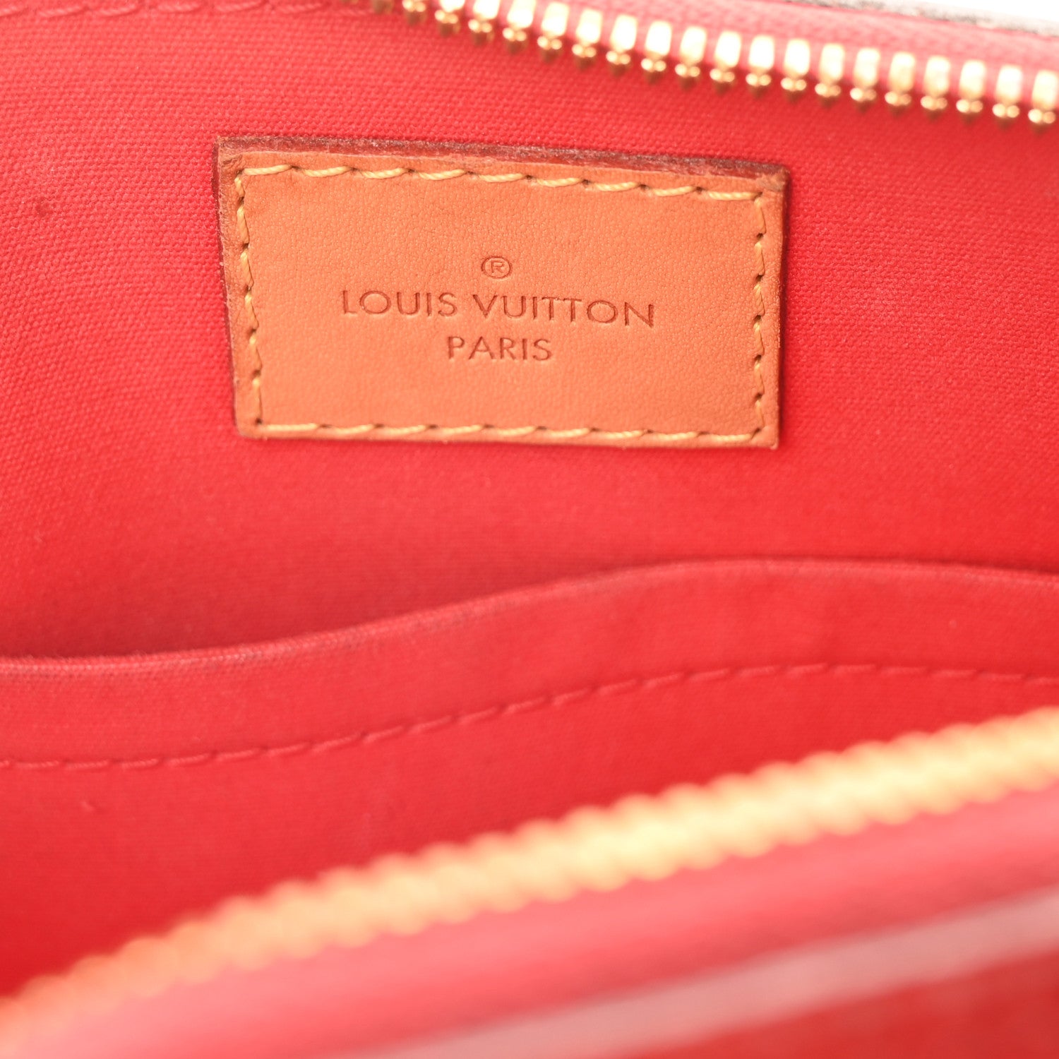 Louis Vuitton Vernis Alma BB Cherry 6 of 11