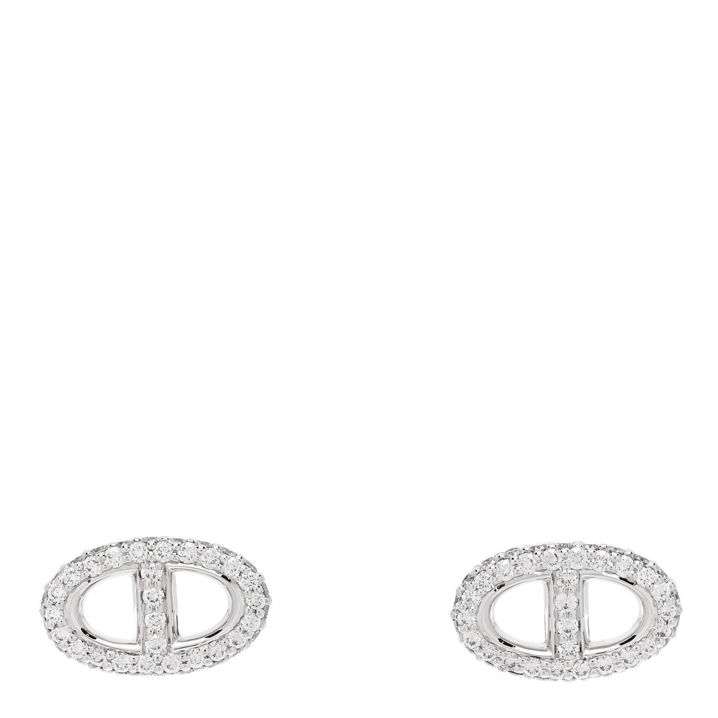 18K White Gold Diamond New Farandole Earrings
