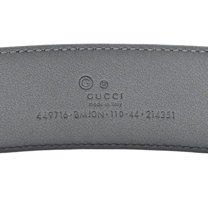 Gucci Soft Microguccissima 40mm Belt 110 44 Black 5 of 6