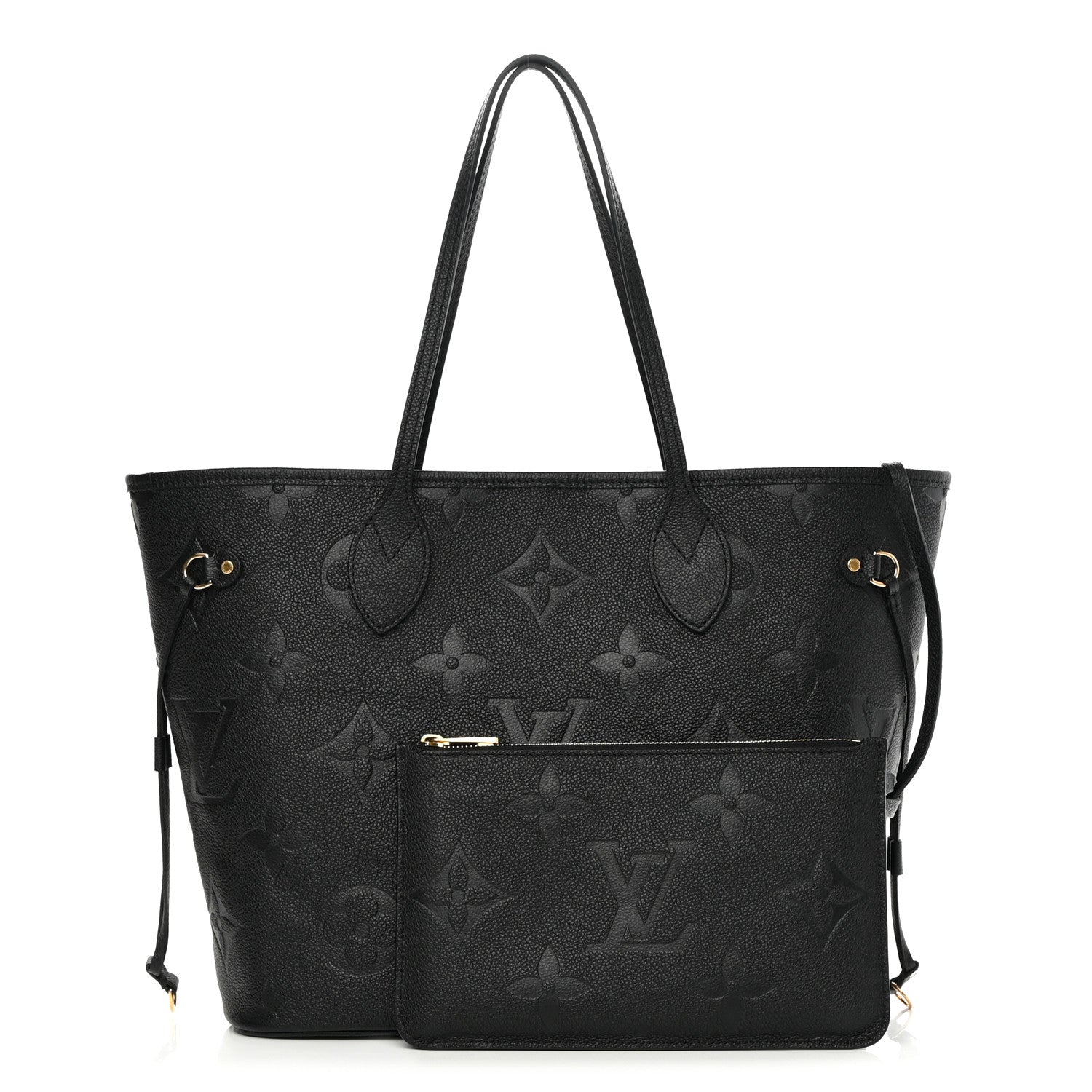 Louis Vuitton Empreinte Monogram Giant Neverfull MM Black 1 of 11