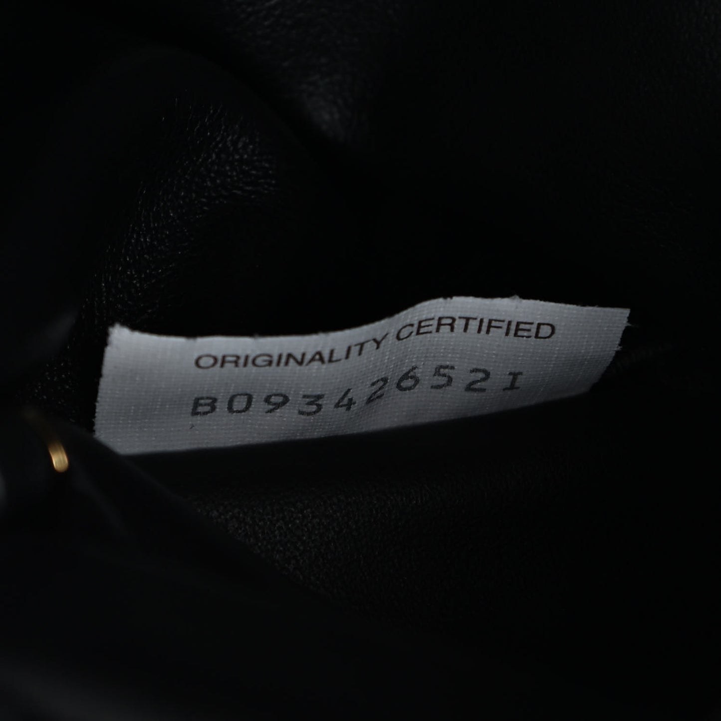 Calfskin The Pouch Chain Black