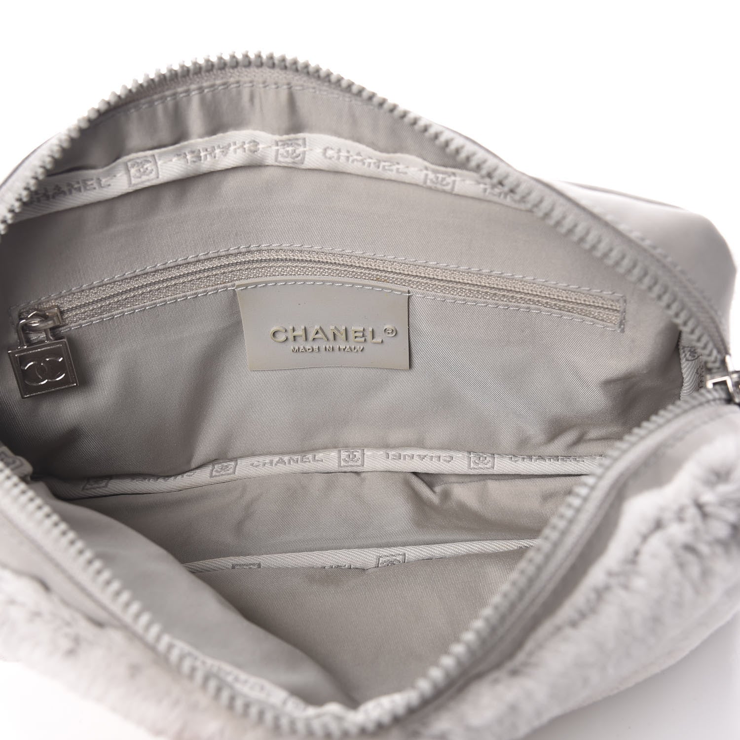 Chanel Rabbit Fur Sport Flap Grey 8 of 11