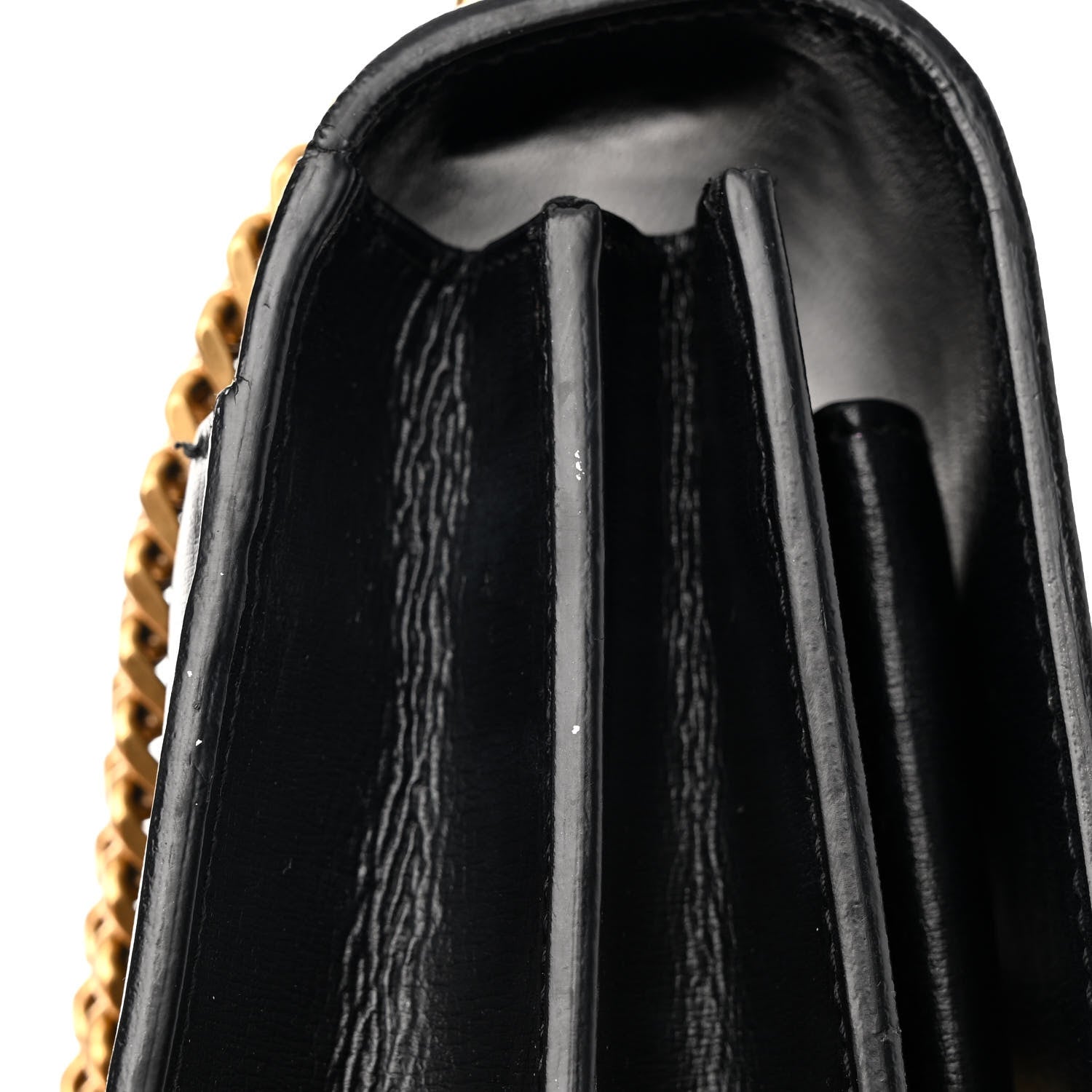 Saint Laurent Calfskin Medium Monogram Sunset Black 15 of 16