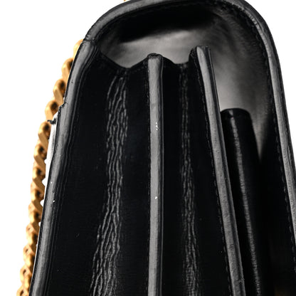 Saint Laurent Calfskin Medium Monogram Sunset Black 15 of 16