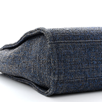 Chanel Lurex Boucle Mini Deauville Tote Blue 9 of 10