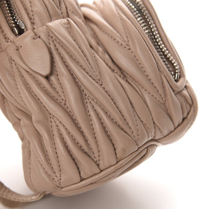 Miu Miu Nappa Matelasse Mini Backpack Cammeo 8 of 12
