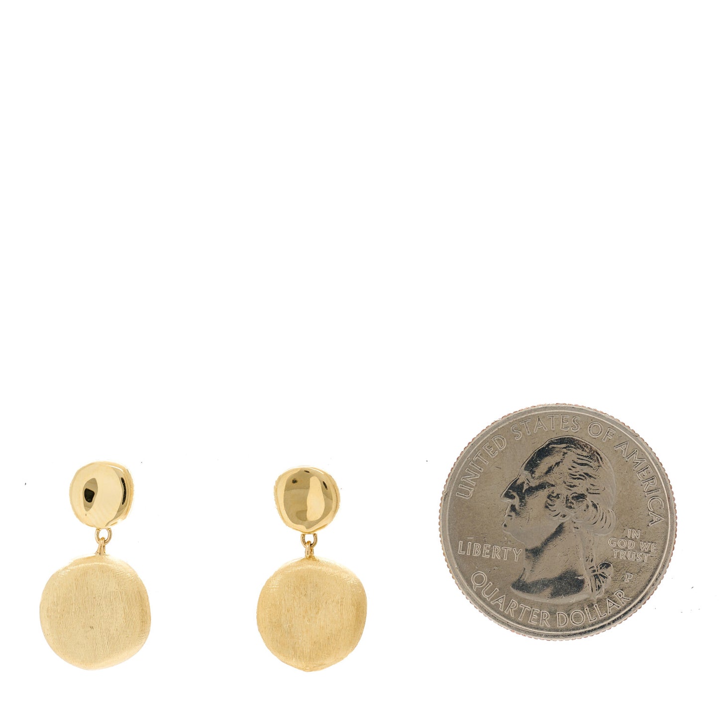 18K Yellow Gold Jaipur Double Drop Earrings