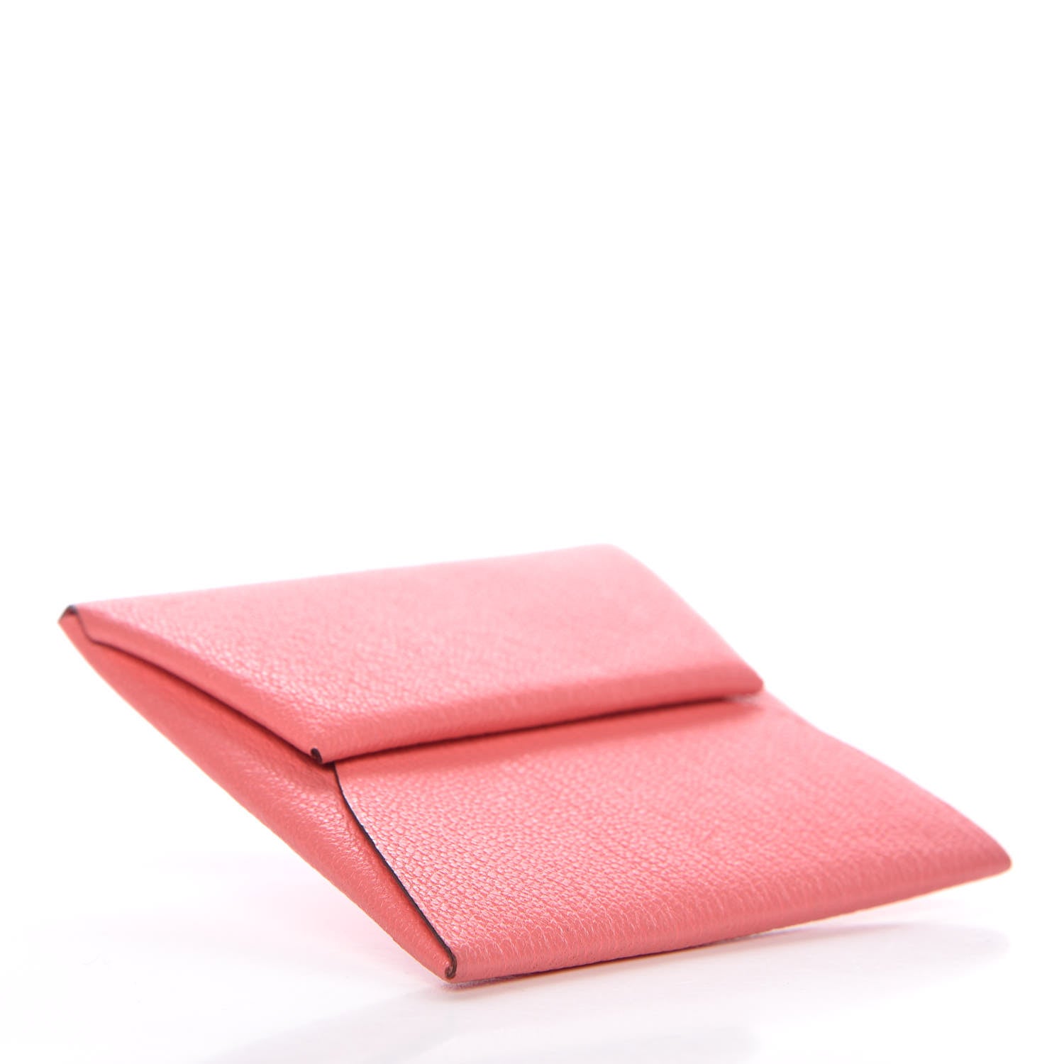 Hermes Chevre Mysore Bastia Coin Purse Rose Ete 4 of 9
