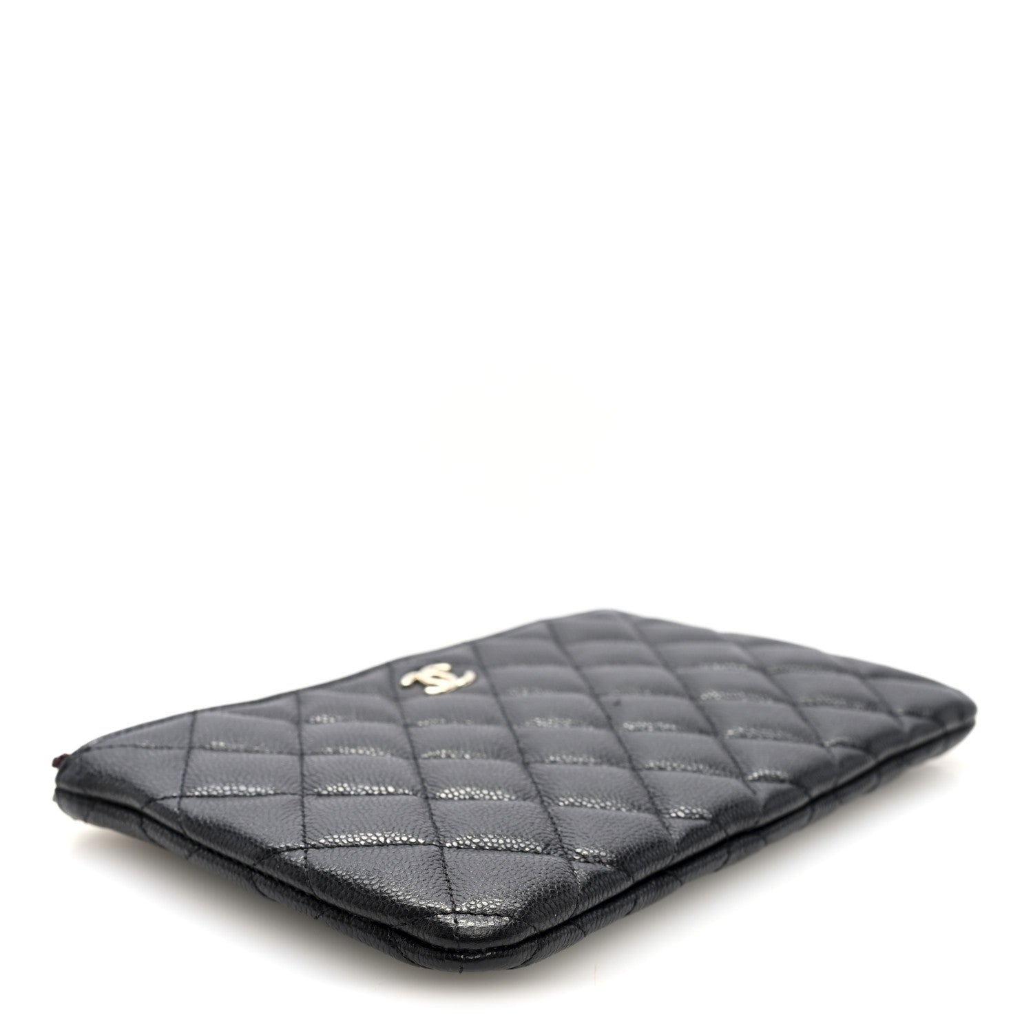 Chanel Caviar Quilted Cosmetic Case Black 4 of 6