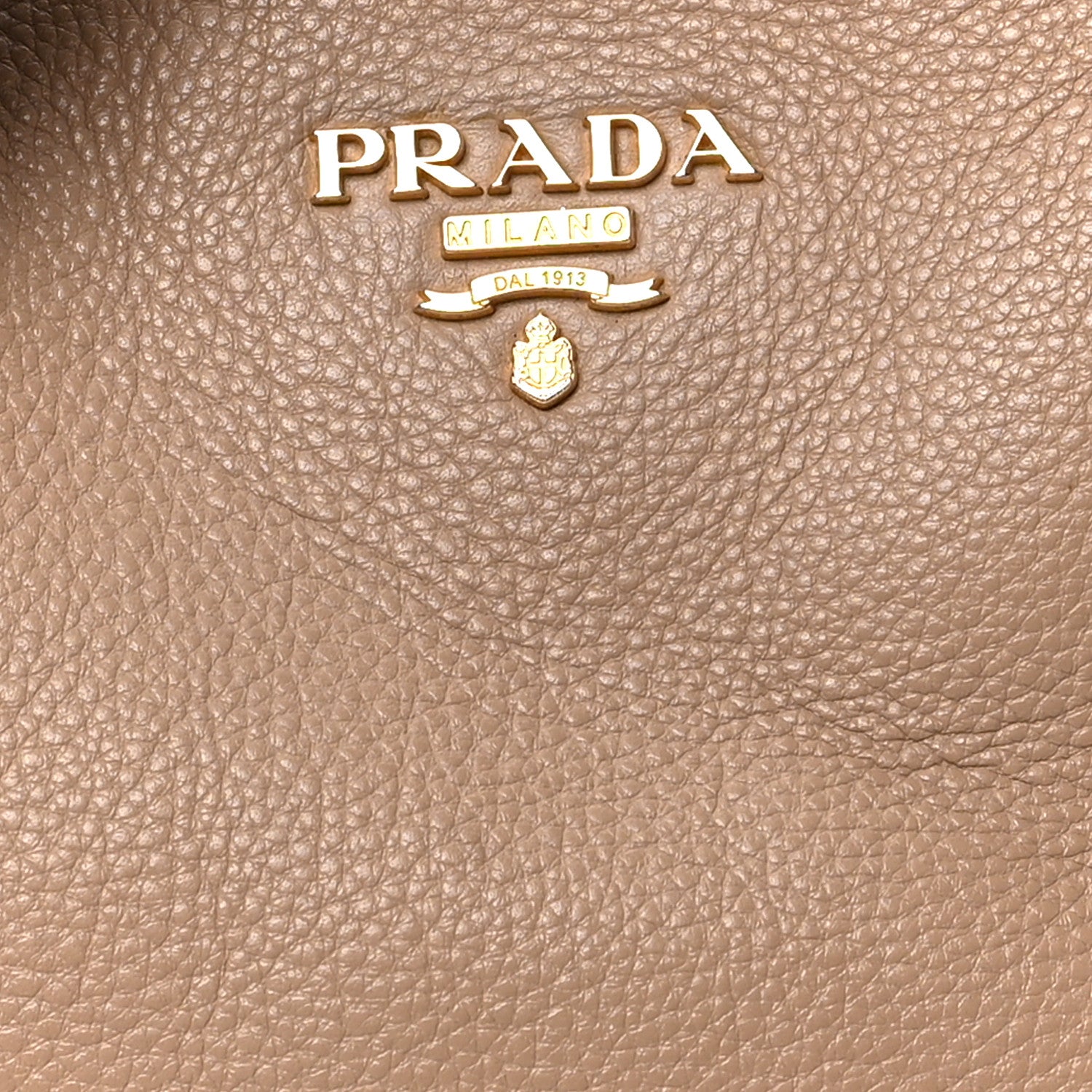 Prada Vitello Phenix Zippered Messenger Hobo Cammeo 6 of 11