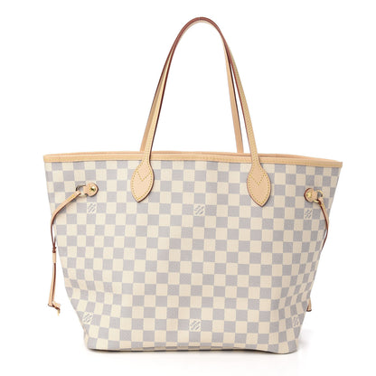 Louis Vuitton Damier Azur Neo Neverfull MM Rose Ballerine 1 of 10