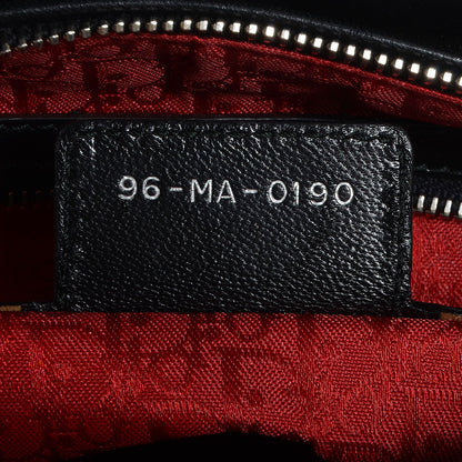 Christian Dior Lambskin Cannage Medium Lady Dior Black 7 of 9