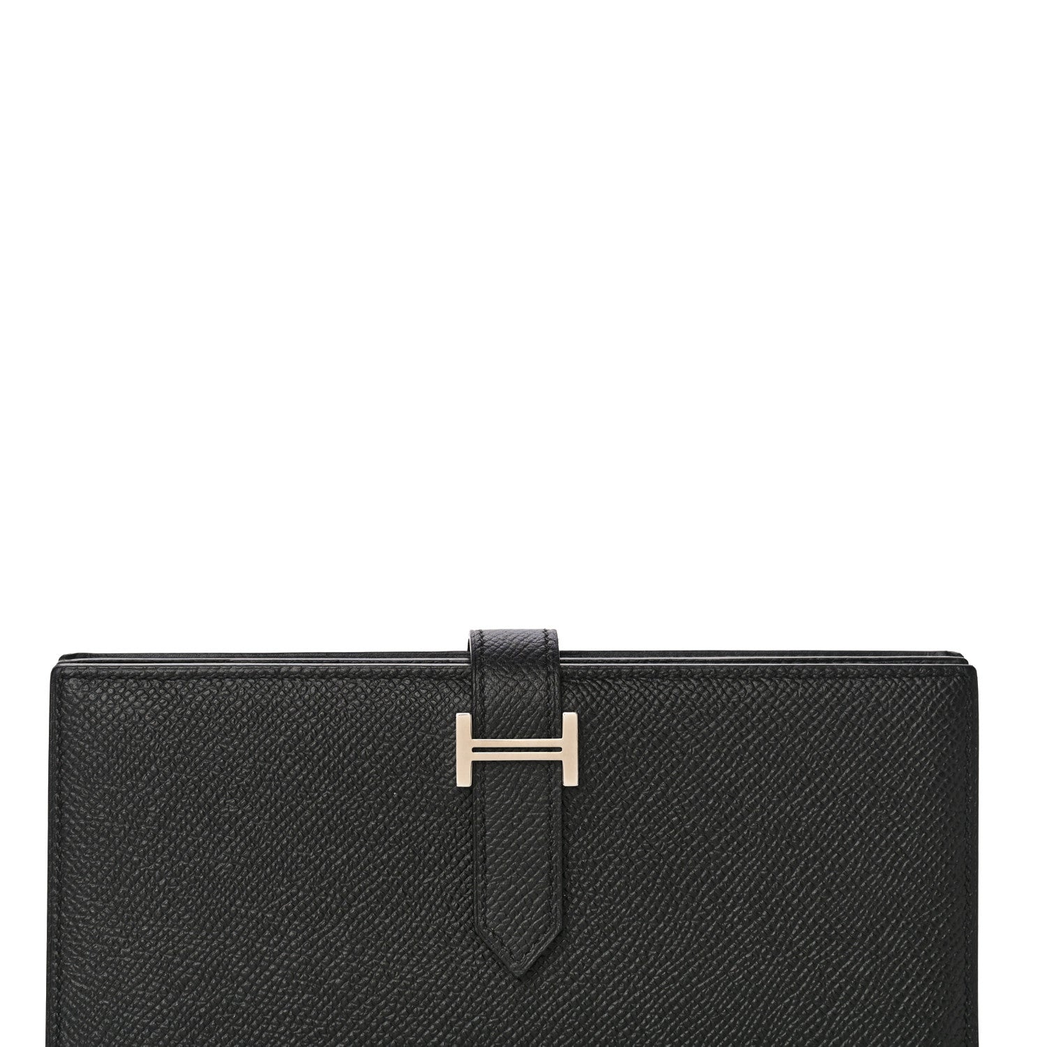 Hermes Epsom Bearn Gusset Wallet Black 7 of 10
