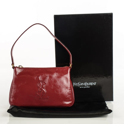 Saint Laurent Textured Patent Calfskin Mini Shoulder Bag Red 5 of 9