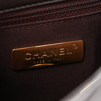 Chanel Lambskin Quilted Medium Chanel 19 Flap Dark Brown 6 of 12