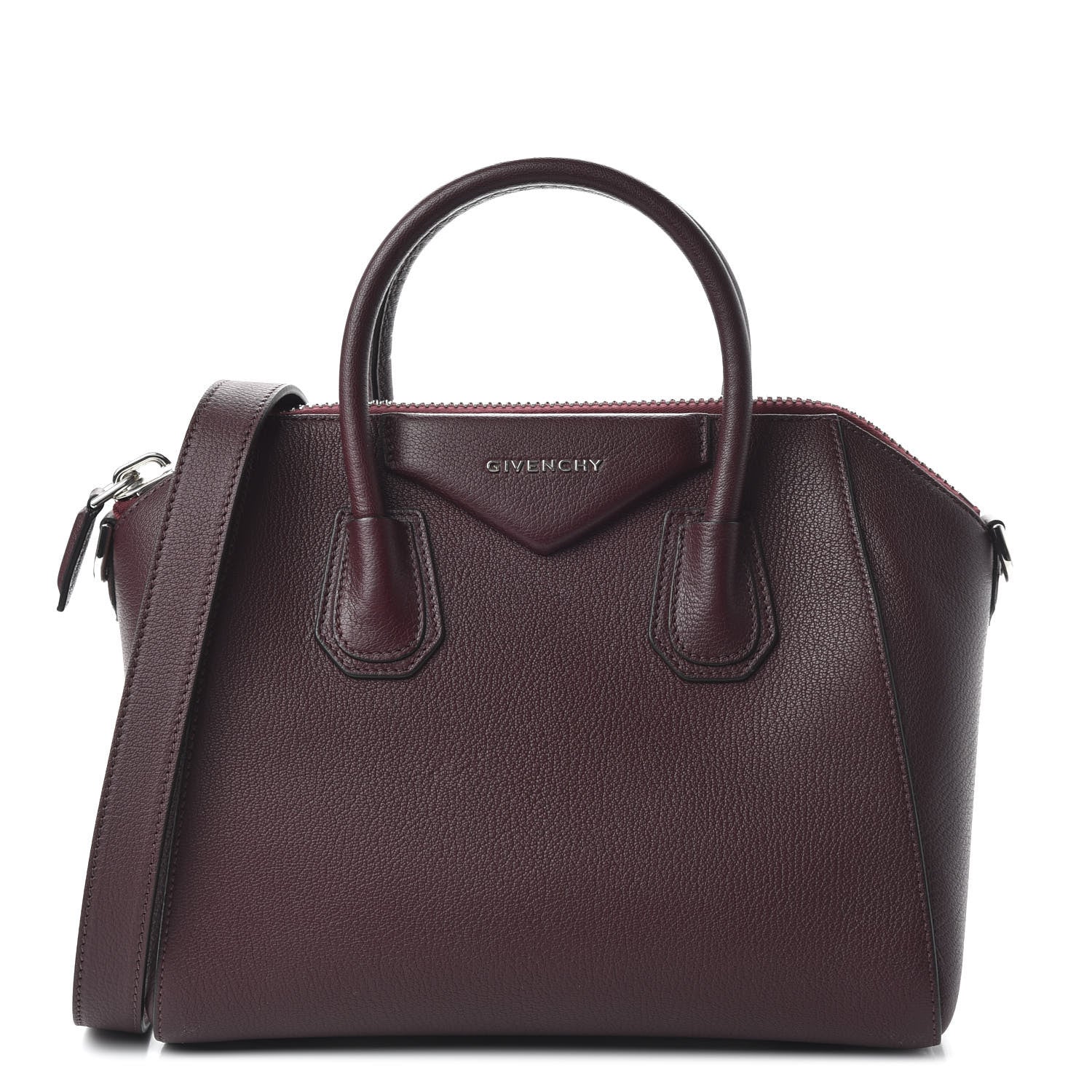 Givenchy Sugar Goatskin Small Antigona Aubergine 1 of 10