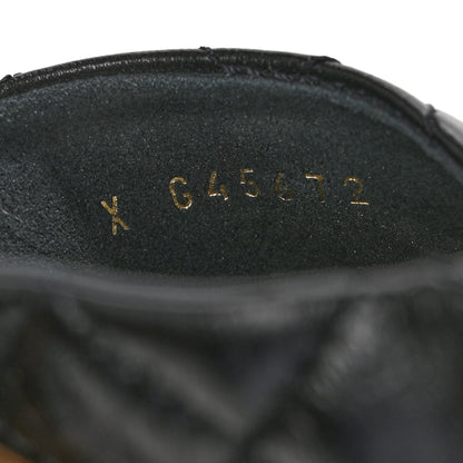 Chanel Lambskin Quilted Chain CC Sandals 39 Black 9 of 9