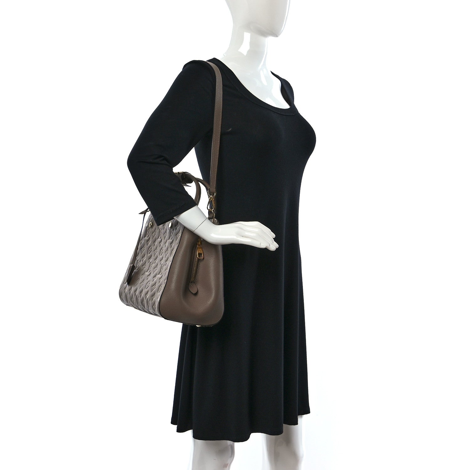 Louis Vuitton Empreinte Montaigne MM Mastic 2 of 8