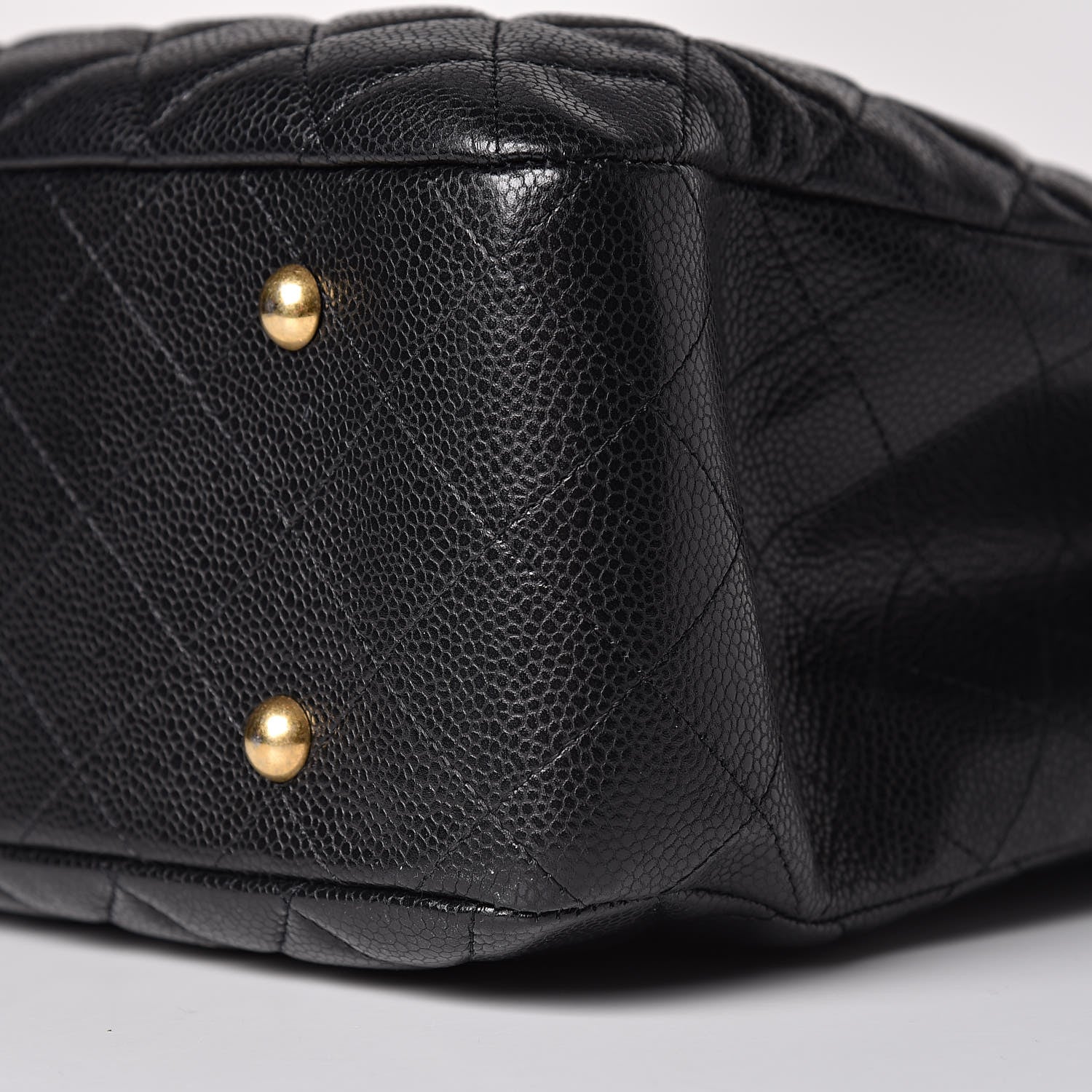 Chanel Caviar Quilted Large Classic Shopping Tote Black 10 of 13