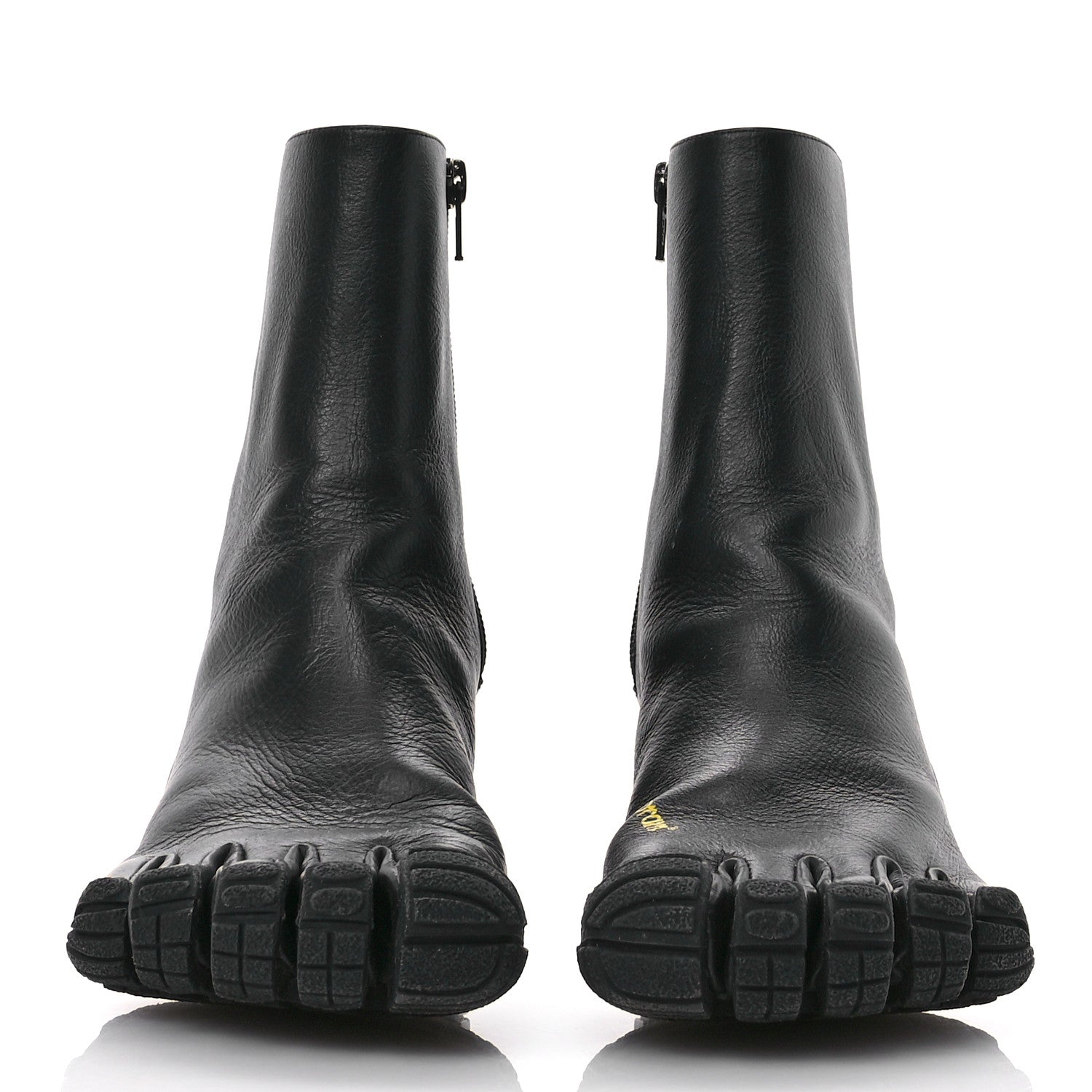 Balenciaga Soft Leather Toe Suspension Booties 39 Black 3 of 9