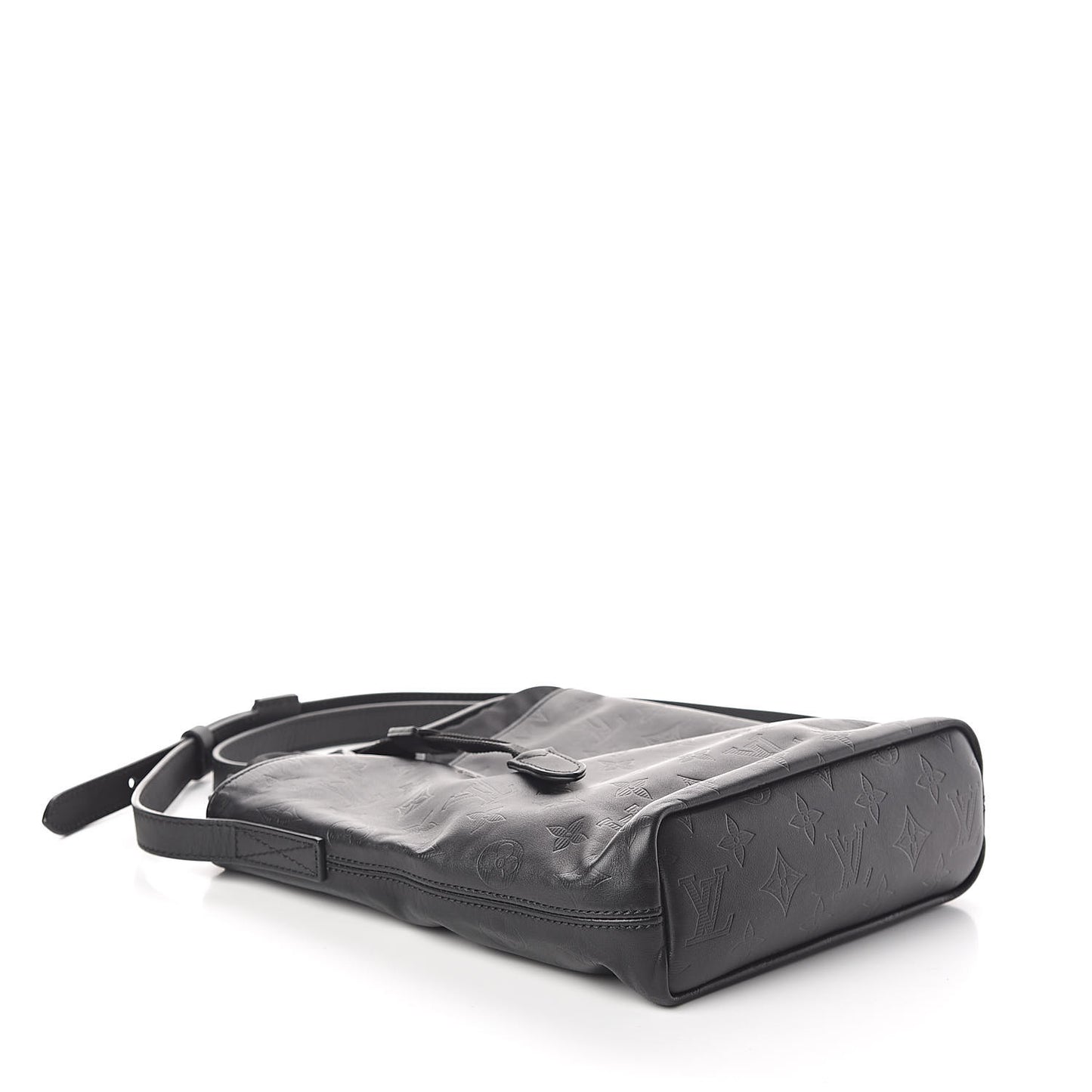 Calfskin Monogram Shadow Nano Bag Black