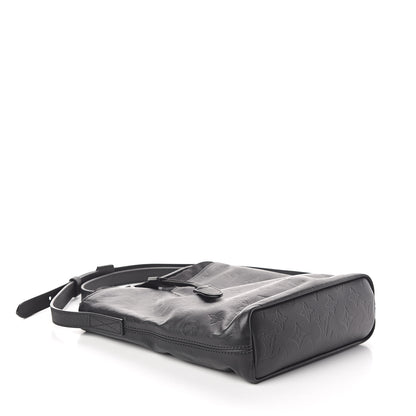 Louis Vuitton Calfskin Monogram Shadow Nano Bag Black 4 of 9
