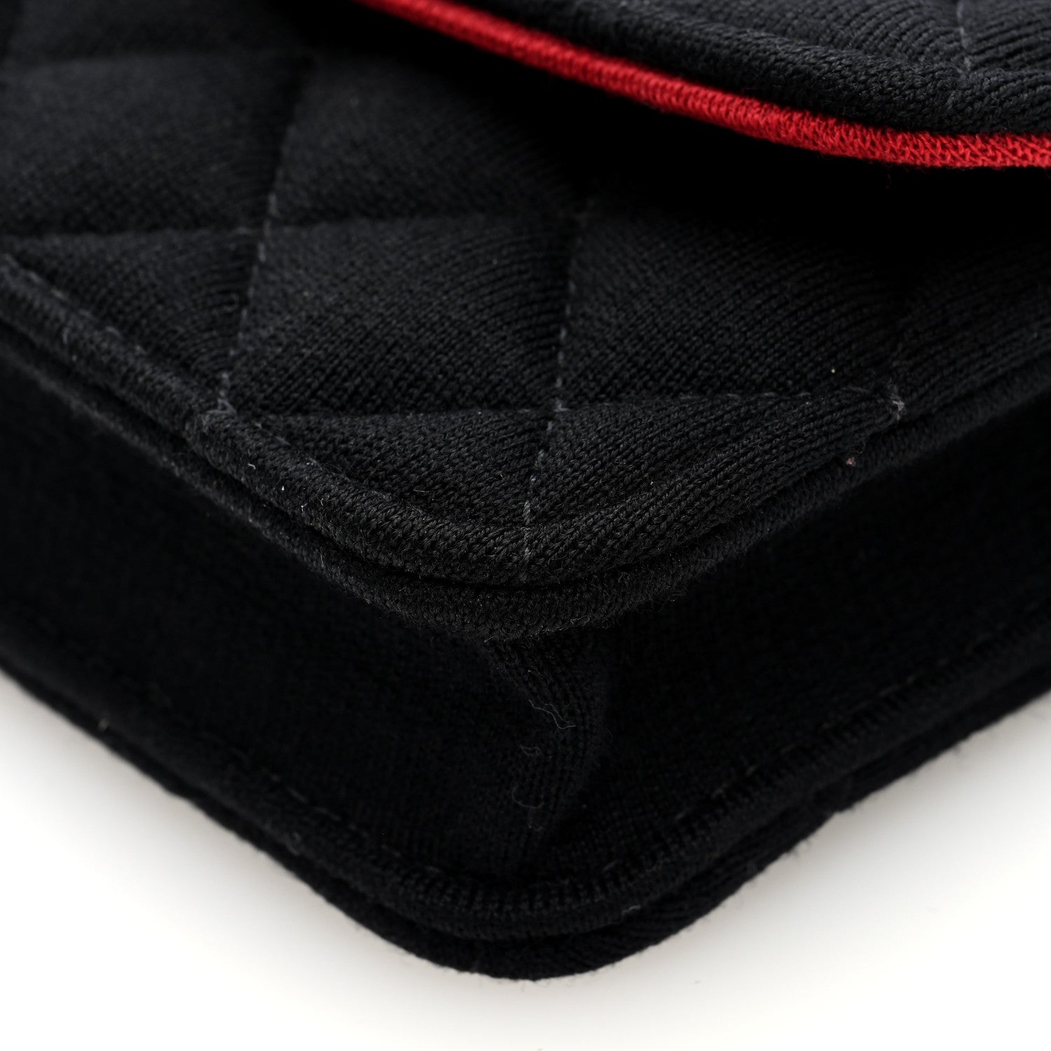 Chanel Jersey Quilted Micro Mini Flap Black 11 of 11