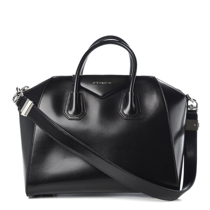 Givenchy Shiny Lord Calfskin Medium Antigona Black 1 of 15