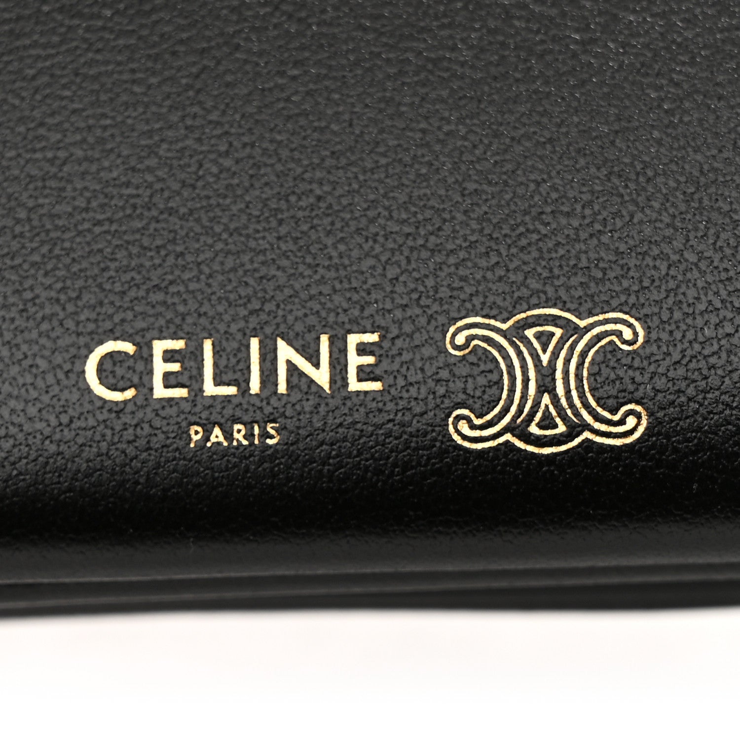 Celine Smooth Lambskin Trio Flap Crossbody Bag Black 7 of 11